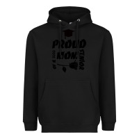 Black Proud Mom Of A 2020 Senior Heavyweight Hoodie - Bettercallsaul