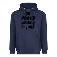 Navy Proud Mom Of A 2020 Senior Heavyweight Hoodie - Bettercallsaul