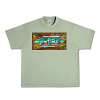 Oil Green western howdy cowgirl leopard serape   license plate template Urban Heavy Tee - BarkalooDesign