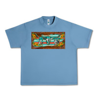Pebble Blue western howdy cowgirl leopard serape   license plate template Urban Heavy Tee - BarkalooDesign