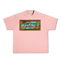 Salmon western howdy cowgirl leopard serape   license plate template Urban Heavy Tee - BarkalooDesign