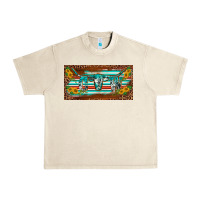 Sandshell western howdy cowgirl leopard serape   license plate template Urban Heavy Tee - BarkalooDesign