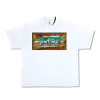 White western howdy cowgirl leopard serape   license plate template Urban Heavy Tee - BarkalooDesign
