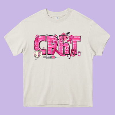 Breast Cancer Cpht Pharmacy Technician Heavy Core Tee Designed By Texasbilliewilder