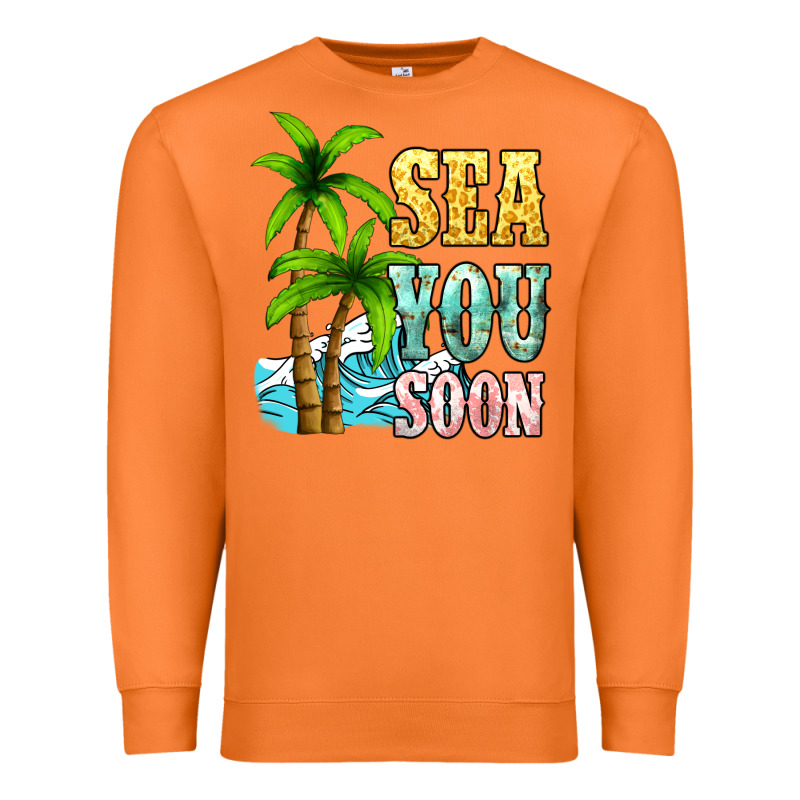 Sea You Soon Premium Sweatshirt by NancyCooperArtShop | Teevron