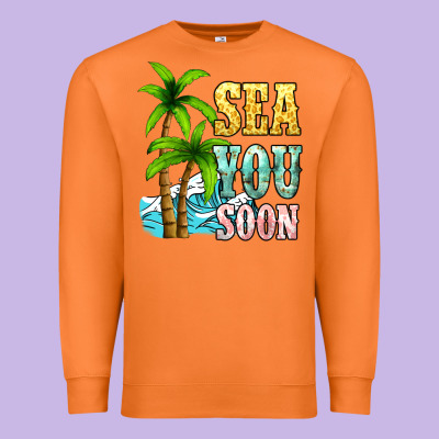 Sea You Soon Premium Sweatshirt Designed By Nancycooperartshop