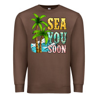 Chestnut Sea you soon Premium Sweatshirt - NancyCooperArtShop