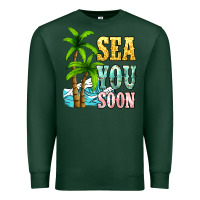 Sports Green Sea you soon Premium Sweatshirt - NancyCooperArtShop