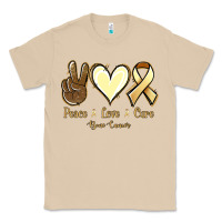 Mushroom Peace Love Cure Bone Cancer Classic Tee - Jasminsmagicworld