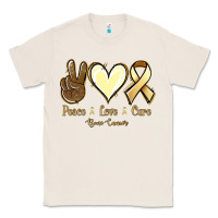 Natural Peace Love Cure Bone Cancer Classic Tee - Jasminsmagicworld