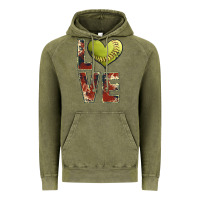 Vintage Olive softball love Vintage Hoodie - JahusDesignShop