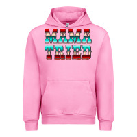 Fuchsia Pink Mama Tried Serape Urban Hoodie - CowCowDesign