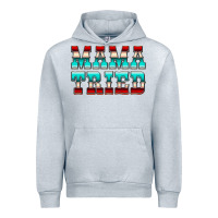 Heather Grey Mama Tried Serape Urban Hoodie - CowCowDesign