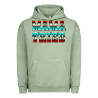Pigment Oil Green Mama Tried Serape Urban Hoodie - CowCowDesign
