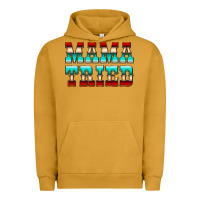 Pigment Peanut Butter Mama Tried Serape Urban Hoodie - CowCowDesign