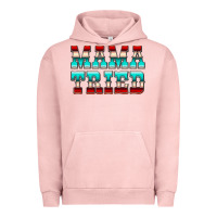 Pigment Salmon Mama Tried Serape Urban Hoodie - CowCowDesign