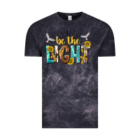 Cloud Black be the light Vintage Tee - NancyCooperArtShop