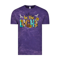 Cloud Purple be the light Vintage Tee - NancyCooperArtShop