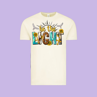 Be The Light Vintage Tee Designed By Nancycooperartshop