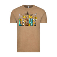 Vintage Coffee be the light Vintage Tee - NancyCooperArtShop