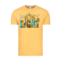 Vintage Mustard be the light Vintage Tee - NancyCooperArtShop