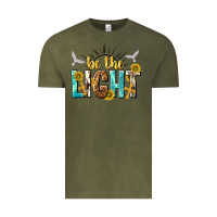 Vintage Olive be the light Vintage Tee - NancyCooperArtShop