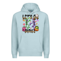 Blue Mist Let's go ghouls Premium Hoodie - NancyCooperArtShop
