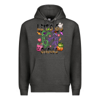 Charcoal Heather Let's go ghouls Premium Hoodie - NancyCooperArtShop
