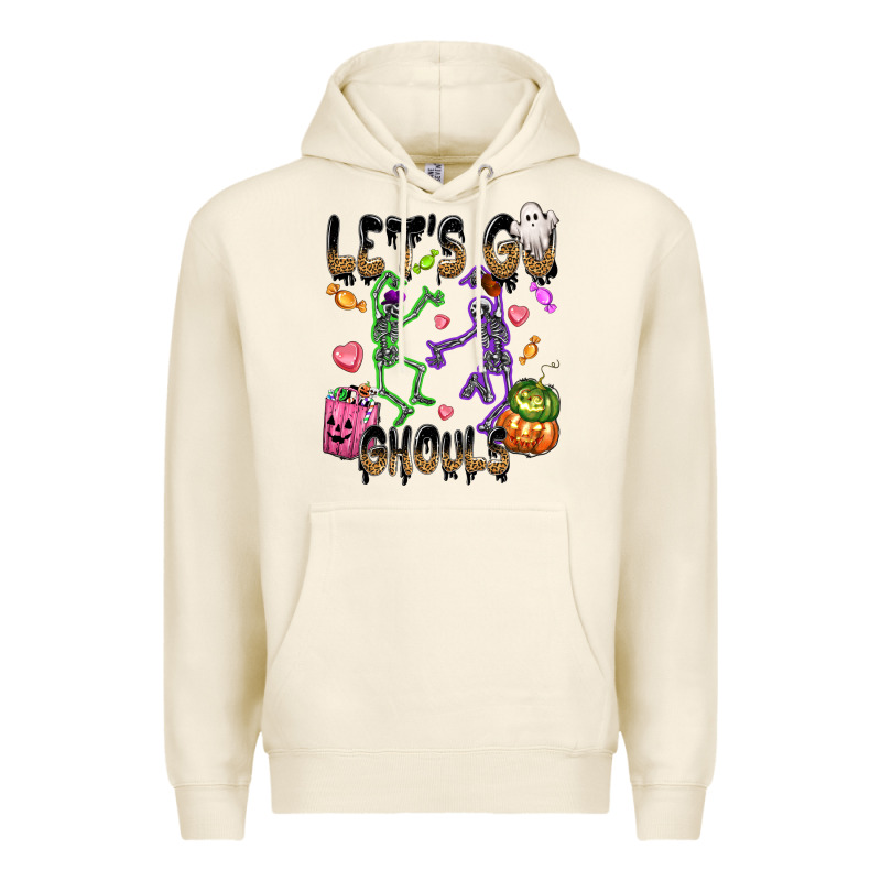 Let's Go Ghouls Premium Hoodie by NancyCooperArtShop | Teevron