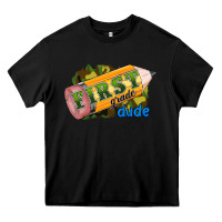 Black first grade dude Heavy Core Tee - RanaPortraitStore