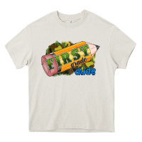 Cream first grade dude Heavy Core Tee - RanaPortraitStore