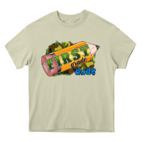 Mossy first grade dude Heavy Core Tee - RanaPortraitStore