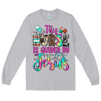 Moon Dust this nurse is guided by jesus Long Sleeve Tee - JahusDesignShop