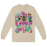 Mushroom this nurse is guided by jesus Long Sleeve Tee - JahusDesignShop