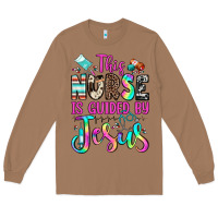 Toasted Coconut this nurse is guided by jesus Long Sleeve Tee - JahusDesignShop