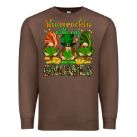 Chestnut shamrockin with my gnomies Premium Sweatshirt - NancyCooperArtShop