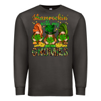 Smoke shamrockin with my gnomies Premium Sweatshirt - NancyCooperArtShop