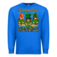 True Royal shamrockin with my gnomies Premium Sweatshirt - NancyCooperArtShop