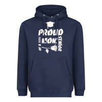 Navy Proud Mom Of A 2020 Senior Heavyweight Hoodie - Bettercallsaul