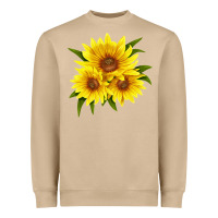 Mushroom maximillian perennial sunflower Heavyweight Sweatshirt - LillyAllenDesigns