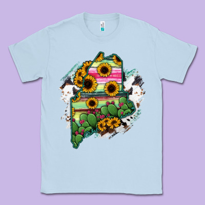 Maine Classic Tee Designed By Ranaportraitstore