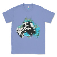 Colony Blue cowhide turquoise patch Classic Tee - AdoDesignShop