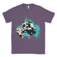 Lavender cowhide turquoise patch Classic Tee - AdoDesignShop