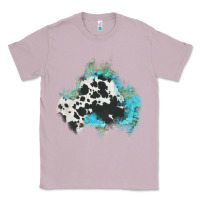 Lilac cowhide turquoise patch Classic Tee - AdoDesignShop