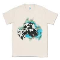 Natural cowhide turquoise patch Classic Tee - AdoDesignShop