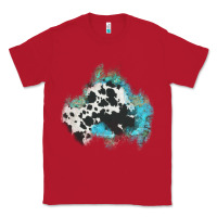 Red cowhide turquoise patch Classic Tee - AdoDesignShop