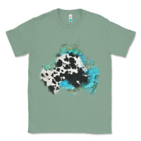 Sage cowhide turquoise patch Classic Tee - AdoDesignShop