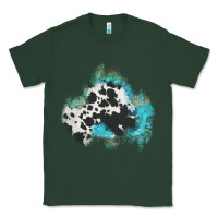 Sports Green cowhide turquoise patch Classic Tee - AdoDesignShop