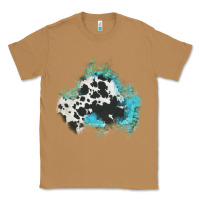 Toasted Coconut cowhide turquoise patch Classic Tee - AdoDesignShop