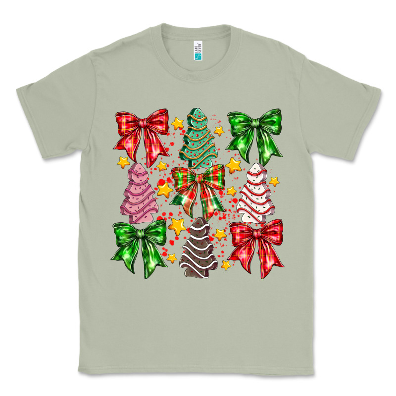 Christmas Cake Bow Classic Tee by CowhideDigitalArt | Teevron